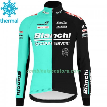 Maillot 2020 Bianchi Countervail Hiver Thermal Fleece N001